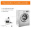 (Black) 24V Automatic Shower Water Pressure Booster Pump for Home Recirculation 4