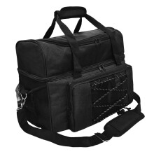 Bowling Bag For 2 Balls Double Zipper Bowling Ball Storage Bag Sturdy Carry Bag For Gym Practice Travel