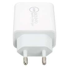 20W Dual-Port Schnellladegerät für DJI Avata, Weiß, EU-Stecker