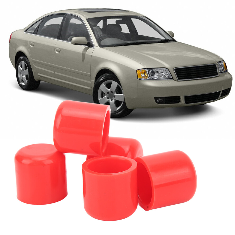 5Pcs Silicone Blanking Cap 30Mm Flexible Vacuum Hose Plug Red 8771355215921