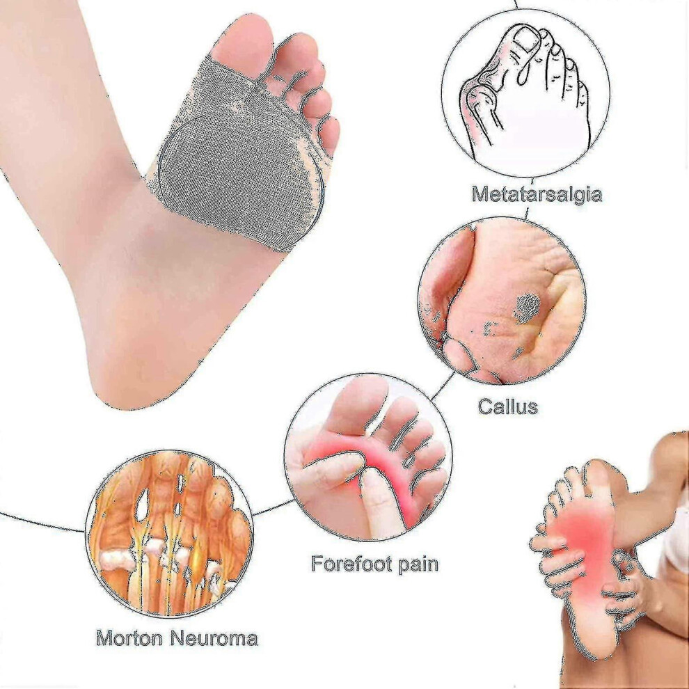 Kikidex (As Show, One Size) Metatarsal Pads Metatarsalgia Morton Neuroma Sesamoiditis Pain Ref