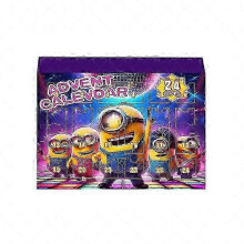 (Christmas Minions full 3D) 2025 Minions Halloween Blind Box Christmas Advent Calendar 24 Countdown Surprise Box