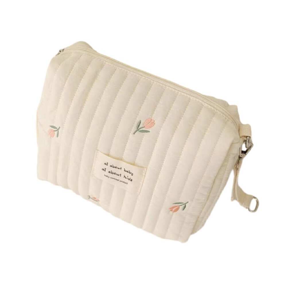 Baby Change Organizer Bags Lightweight Cotton Diaper Bag For Stroller Wide Application Stroller Organizer