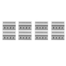 4Pcs Cute Patterns Embossing Template DIY Craft Molds for Cards