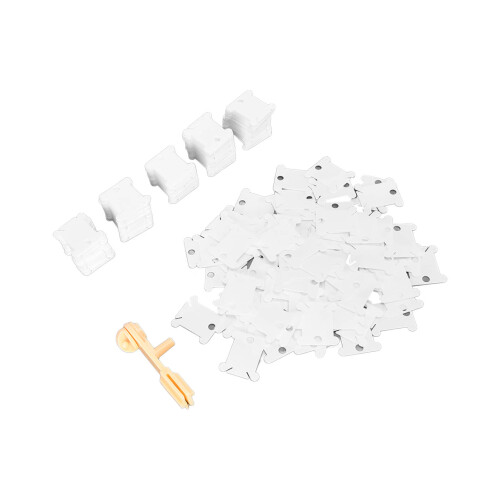 360Pcs Plastic Floss Bobbin Storage Anti-Rust Sewing Thread Organizer 1