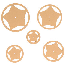 5Pcs Acrylic Stencils Premium Reusable Quilt Templates