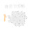 360Pcs Plastic Floss Bobbin Storage Anti-Rust Sewing Thread Organizer 4