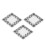 3Pcs Snowflake Embossing Template DIY Craft Molds for Cards 4