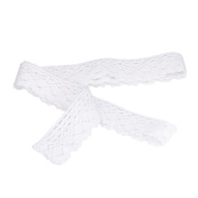 (White) Lace Ribbon Cotton Net 2.5cm Width 20 Yards Beige