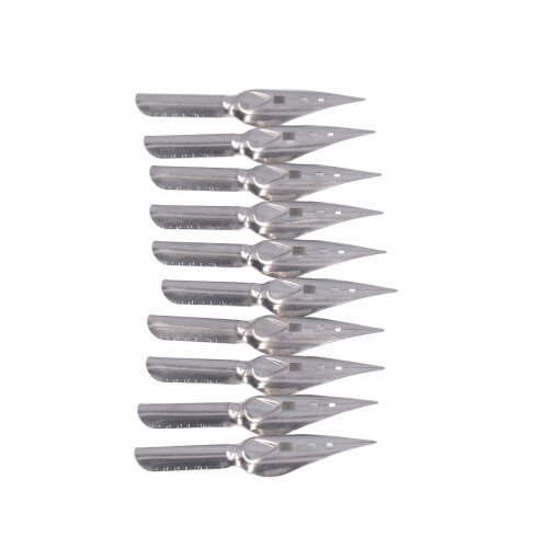 (Triangular Hole Tip) Calligraphy Nib Flexible Durable Tip Replacement Finger Tip 2