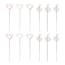 Mini Desktop Memo Folder Photo Holder Holiday Cake Decoration Clip