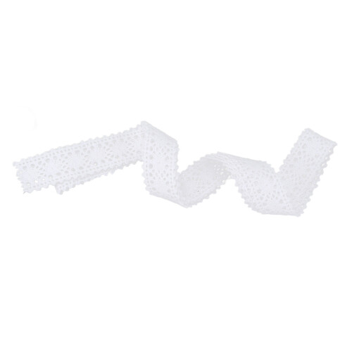 (White) Retro Lace Cotton Thread DIY Hand Sewing Material White