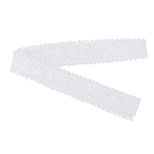 (White) Retro Lace Cotton Thread DIY Hand Sewing Material White 1