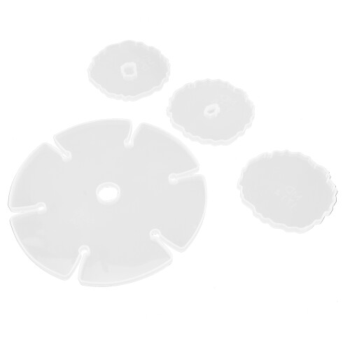 Resin Mold DIY Lightweight Silicone Coaster 1