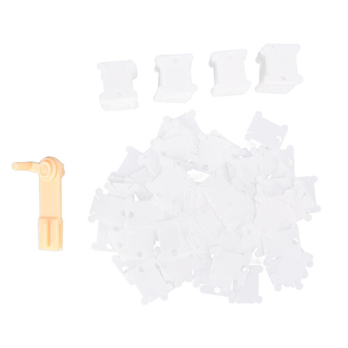 Plastic Floss Bobbin Easy Winding Thread Organizer Durable 2