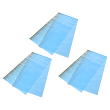 (Blue) 3PCS Waterproof Disposable Tablecloth Blue