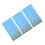 (Blue) 3PCS Waterproof Disposable Tablecloth Blue 4