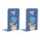 (Blue) 2 Pcs Bookends Creative Large Capacity Desktop Bookshelf Stand Blue 3