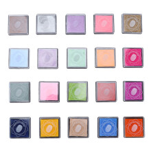 20pcs Ink Pads Bright Color Waterproof Craft Stamp Ink for Painting
