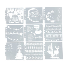 9Pcs Stencils DIY Reusable PET Mandala Template