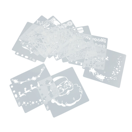 9Pcs Stencils DIY Reusable PET Mandala Template 1