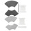 Handcraft Leather Bookmark Needle Thread Black 1