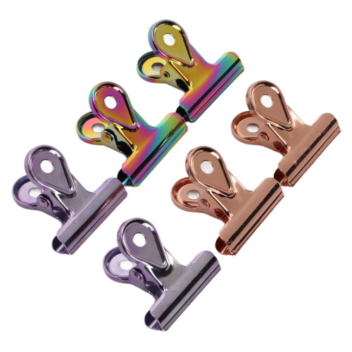 6Pcs 30mm Chip Clips Spring Durable Office Supplies 1