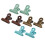 8 Pcs 4 Color Bag Clips Spring Clamping Tool Office Home 3