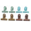 8 Pcs 4 Color Bag Clips Spring Clamping Tool Office Home 2
