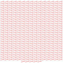 (Rose Red) 1000pcs LargeEye Plastic Sewing Needles Rose Red