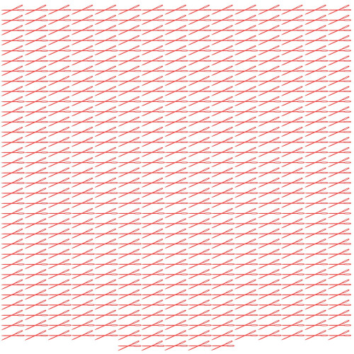 (Rose Red) 1000pcs LargeEye Plastic Sewing Needles Rose Red