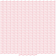 (Red) 1000pcs LargeEye Plastic Sewing Needles Rose Red