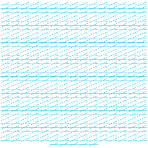 (Blue) 1000pcs LargeEye Plastic Sewing Needles Rose Red