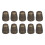 10Pcs Sewing Thimbles Finger Protection Efficiency Safe Grip 1