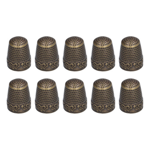 10Pcs Sewing Thimbles Finger Protection Efficiency Safe Grip