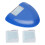(Blue) Professional Tailor's Chalk Triangle Sewing Tool Blue 2