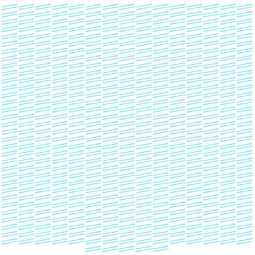 (Blue) 1000pcs LargeEye Plastic Sewing Needles Rose Red 1