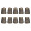 10Pcs Sewing Thimbles Finger Protection Efficiency Safe Grip 4