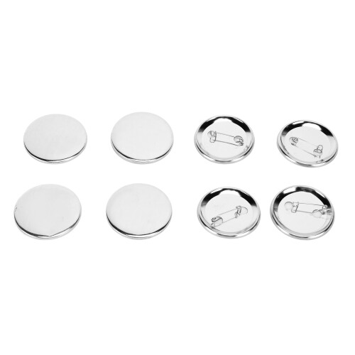 Badge Back Cover 50mm Durable Tinplate Plastic DIY 2