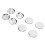 Badge Back Cover 50mm Durable Tinplate Plastic DIY 2