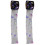 (Black) 2Pcs Tulle Rolls 25 Yards Gradient Colorful Feather Pattern Black 4