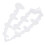 (White) Lace Beaded Ribbon Polyester Embroidered Patch 1 Yard White 5