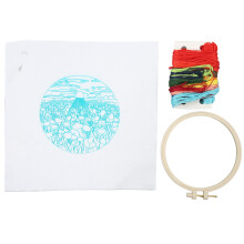 Printed Embroidery Dawn Love Pattern Embroidery Kit Home Gift