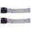 (Black) 2Pcs Tulle Rolls 25 Yards Gradient Colorful Feather Pattern Black 2