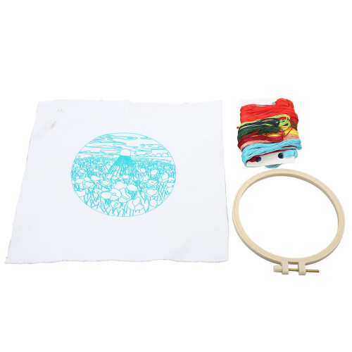 Printed Embroidery Dawn Love Pattern Embroidery Kit Home Gift 1