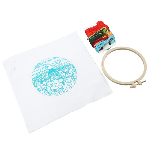 Printed Embroidery Dawn Love Pattern Embroidery Kit Home Gift 2