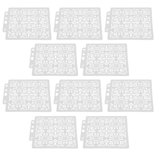 10Pcs Mandala Template Stencils Reusable DIY Art 1