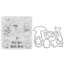 Transparent Stamp DIY Reusable Skin-Friendly Card Making Decoration