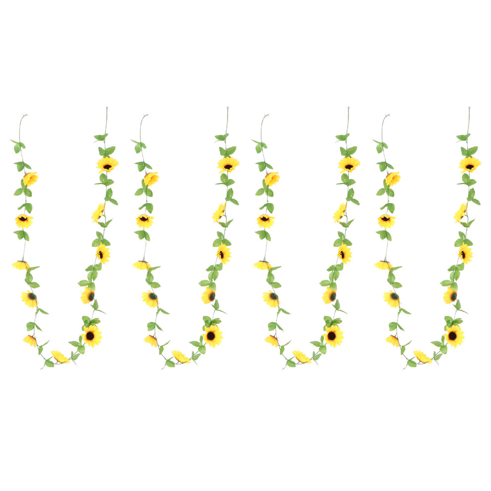 4Pcs Artificial Sunflower Garland Plastic Vine-image-OPC-PMFSN87-NEW