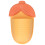 (Yellow) Cute Corn Wall Shelf Non Marking Sticker Blue 1